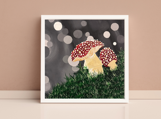 Moonlit Mushrooms
